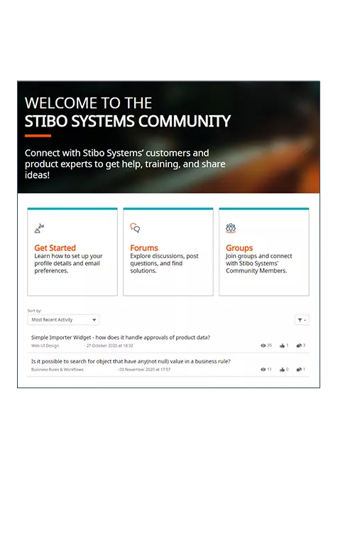 Comunidade de clientes da Stibo-Systems